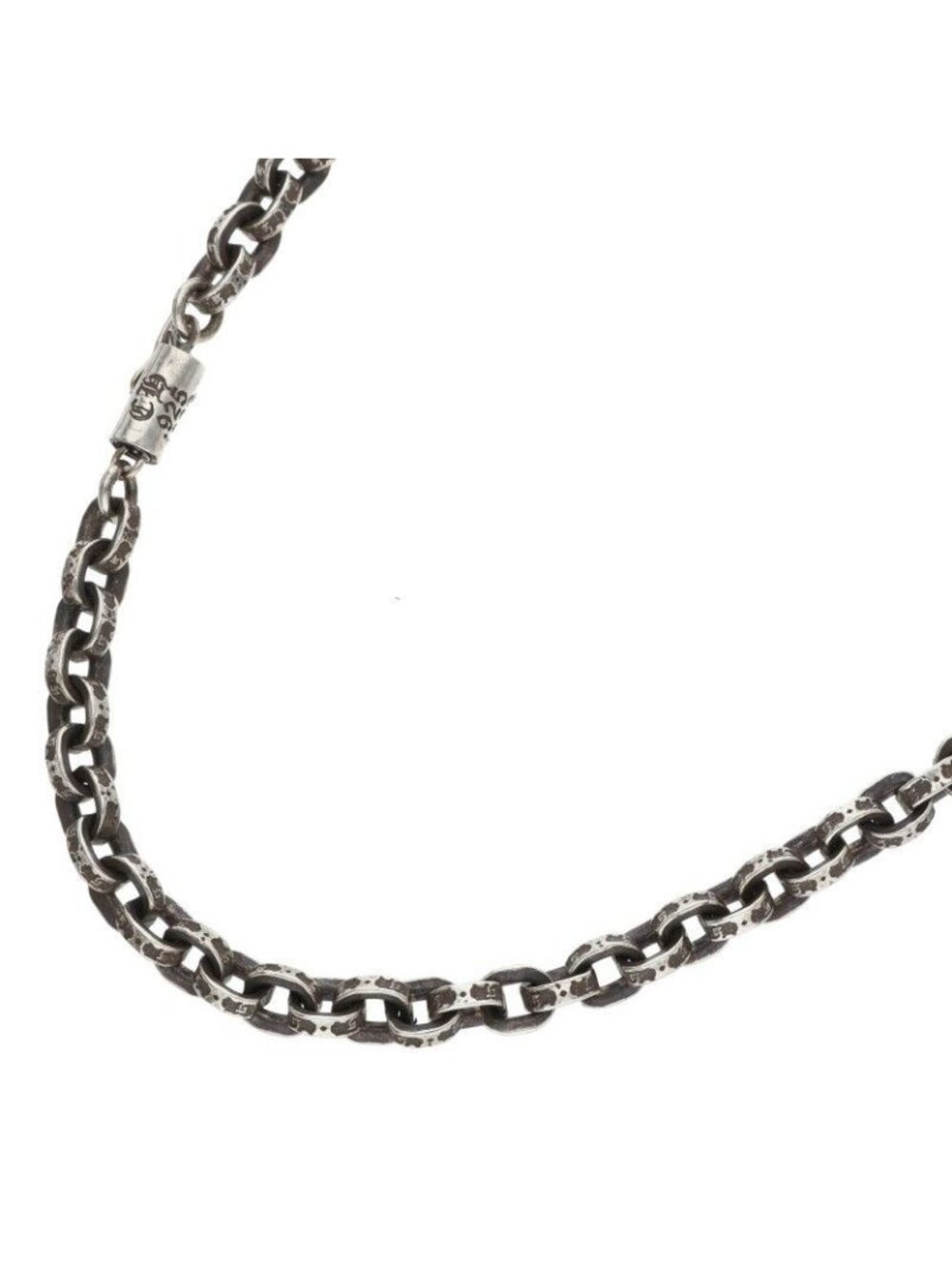 Chrome Hearts Paper Chain 20 Silver Necklace